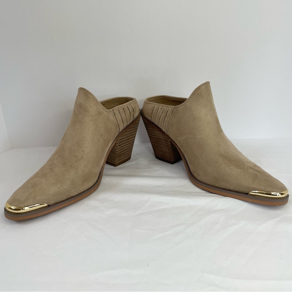Western style Comfort open back booties size 7